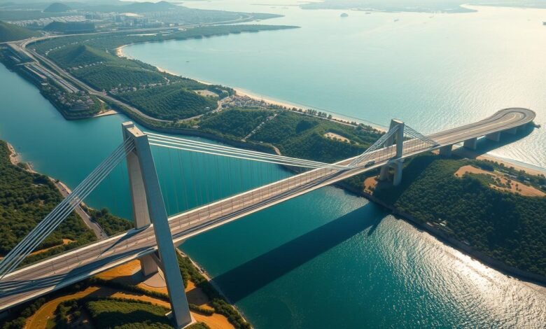 Jembatan Terpanjang di Asia Resmi Dibuka Hari Ini